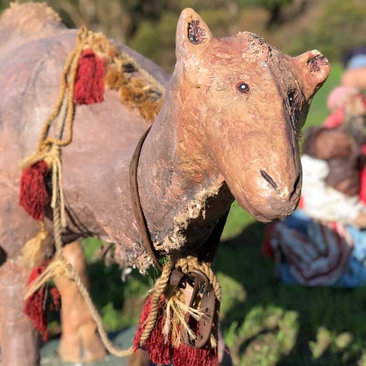 a camel figurine featured in the sundar shadi holiday display