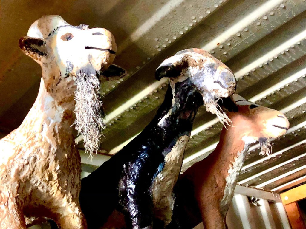 donkey figures in storage